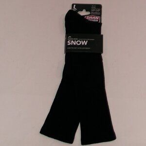 Darn Tough SNOW Ultra-Lightweight Over the Calf Socks ~ Black ~ Brand New